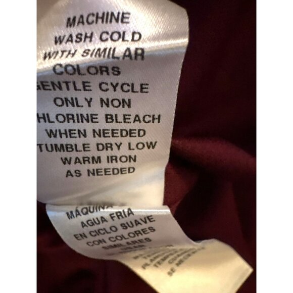 NWT London Times Wine Color Sleeveless Wrap Jumpsuit Size 12 - Picture 6 of 9